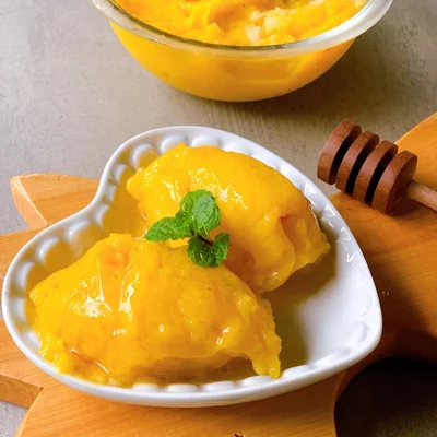 Recipe of Pineapple mango sorbet on the DeliRec recipe website