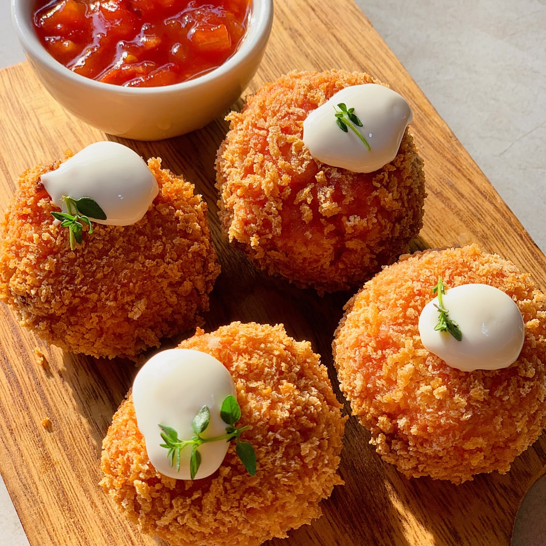 Photo of the Sausage croquette with catupiry – recipe of Sausage croquette with catupiry on DeliRec