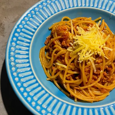 Recipe of Macaroni with leftover barbecue on the DeliRec recipe website