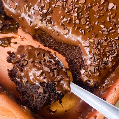 Recipe of The world's easiest chocolate cake with brigadeiro on the DeliRec recipe website