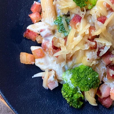 Recipe of Pasta with Broccoli & Bacon on the DeliRec recipe website