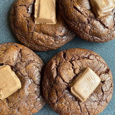 Receita de Cookies de Brownie  no site de receitas DeliRec