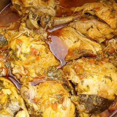 Recipe of cooked chicken on the DeliRec recipe website