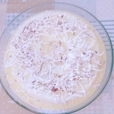 Recipe of tapioca pudding cake on the DeliRec recipe website