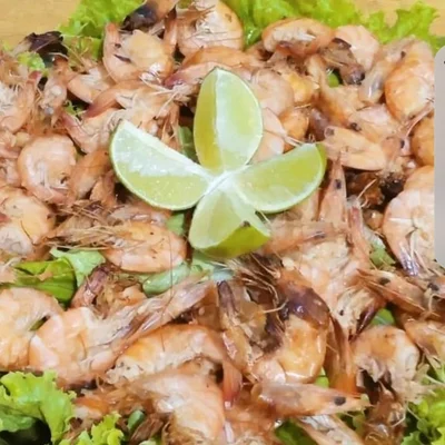 Recipe of Shrimps on the airflyer on the DeliRec recipe website