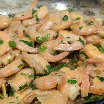 Recipe of Shrimp sautéed in butter on the DeliRec recipe website