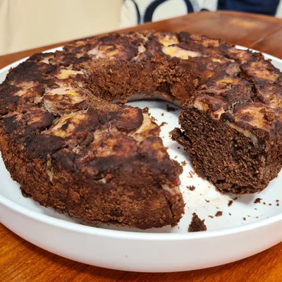 Recipe of Banana cake with cocoa on the DeliRec recipe website