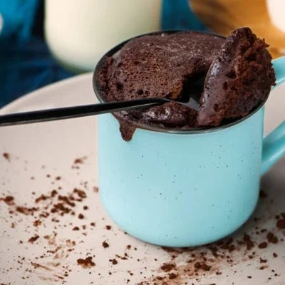 Brownie in mug