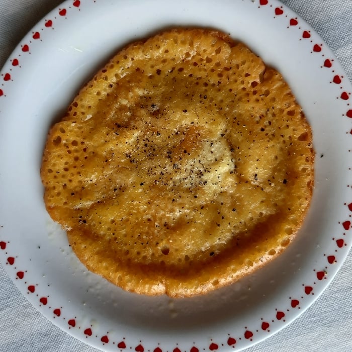 Photo of the Farinata: Vegan Chickpea "pancakes" (aka Socca) – recipe of Farinata: Vegan Chickpea "pancakes" (aka Socca) on DeliRec