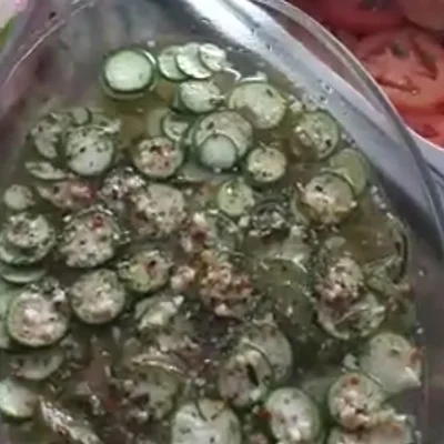 Recipe of Eggplant Salad with Vinegar on the DeliRec recipe website