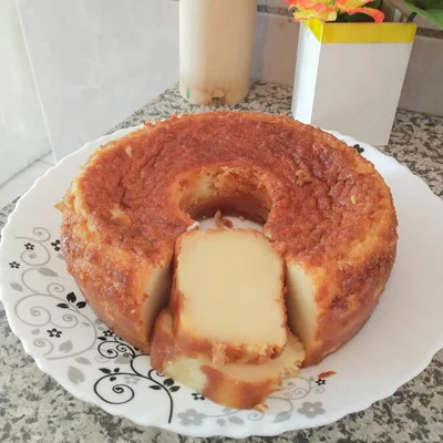 Receta de pastel de leche en el sitio web de recetas de DeliRec