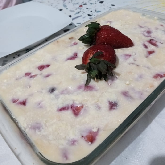 Photo of the Nest milk pavé with strawberry – recipe of Nest milk pavé with strawberry on DeliRec