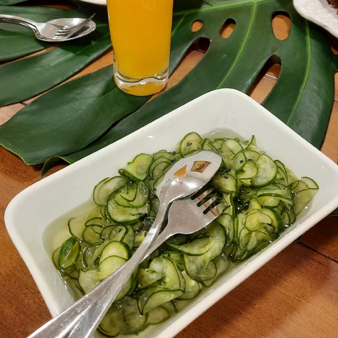Photo of the Sunomono🥒 (sweet and sour pickled cucumber) – recipe of Sunomono🥒 (sweet and sour pickled cucumber) on DeliRec