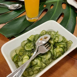 Sunomono🥒 (sweet and sour pickled cucumber)