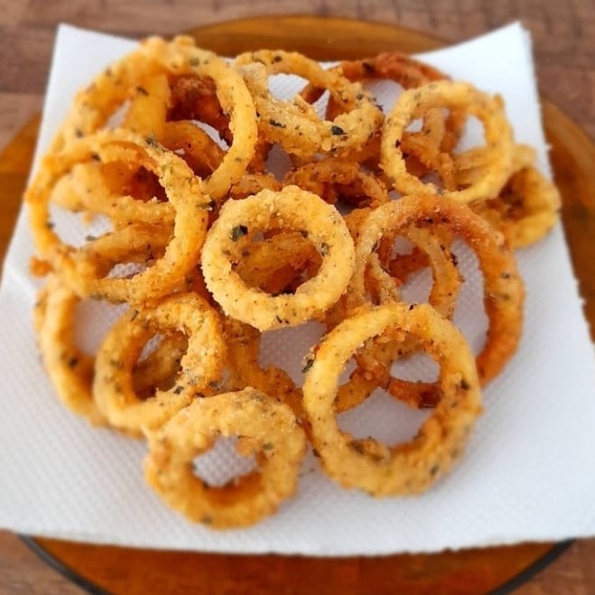 Foto da Anéis de cebola empanadas  - receita de Anéis de cebola empanadas  no DeliRec