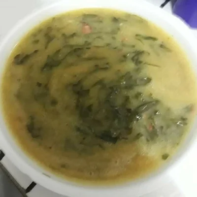 Recipe of green soup on the DeliRec recipe website