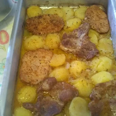 Receita de Corre no forno com batatas  no site de receitas DeliRec