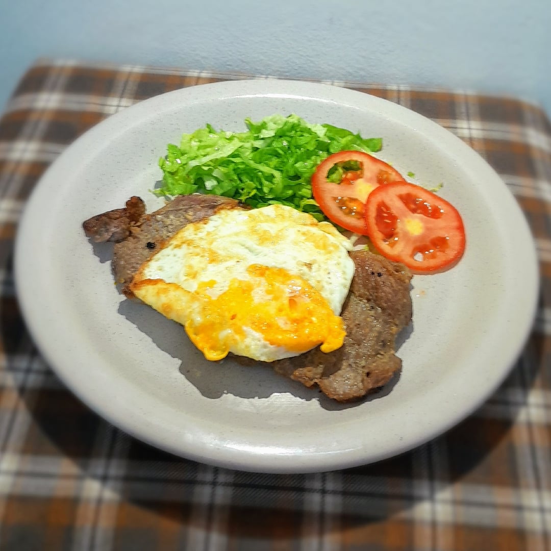 Photo of the Horse steak with salad – recipe of Horse steak with salad on DeliRec