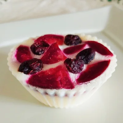 Recipe of Yogurt Ice Cream with Berries on the DeliRec recipe website