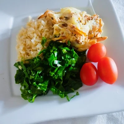 Recipe of Dish Made Fitness with Sweet Potato Escondidinho on the DeliRec recipe website