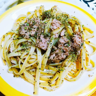 Recipe of Easy Pasta with Tuna on the DeliRec recipe website