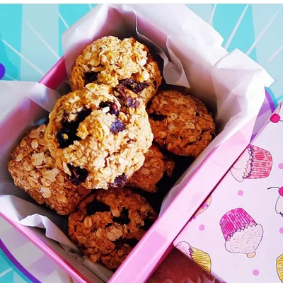 Recipe of Banana and oat cookies on the DeliRec recipe website