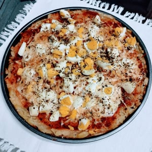 Super Easy Flourless Pizza 🍕