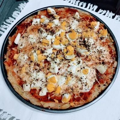 Recipe of Super Easy Flourless Pizza 🍕 on the DeliRec recipe website