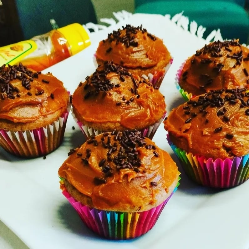 Photo of the Organic Honey Bread Cupcake with Dulce de Leche – recipe of Organic Honey Bread Cupcake with Dulce de Leche on DeliRec