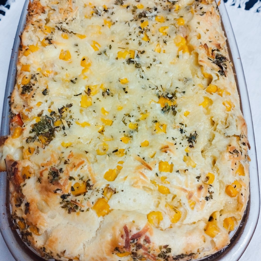 Photo of the Sardine Pie with Corn and Cottage Cheese – recipe of Sardine Pie with Corn and Cottage Cheese on DeliRec