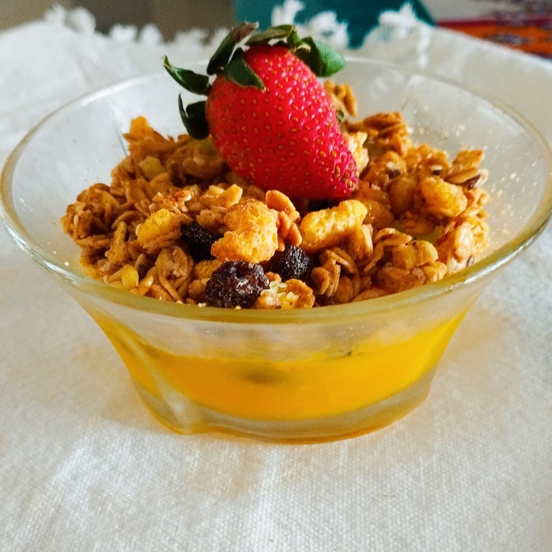 Photo of the Sugar-free Mango Cream with Granola 🥭🇧🇷 – recipe of Sugar-free Mango Cream with Granola 🥭🇧🇷 on DeliRec