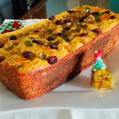 Recipe of English Christmas Fruit Cake 🎄🎅 on the DeliRec recipe website