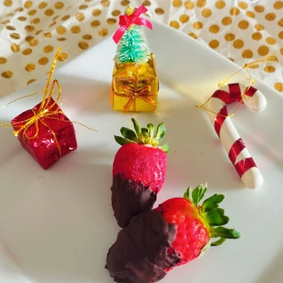 Recipe of Strawberry with Chocolate 🎄🍓🍫 on the DeliRec recipe website
