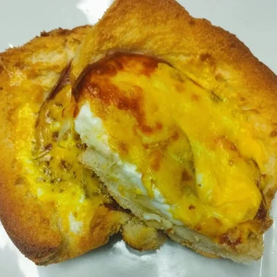 Recipe of Bread with Egg and Perfect Crispy Cheese 🇧🇷 on the DeliRec recipe website