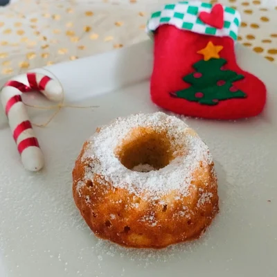 Ricetta di Cupcake Fit nevoso alla frutta di Natale 🎄☃️❄️ nel sito di ricette Delirec