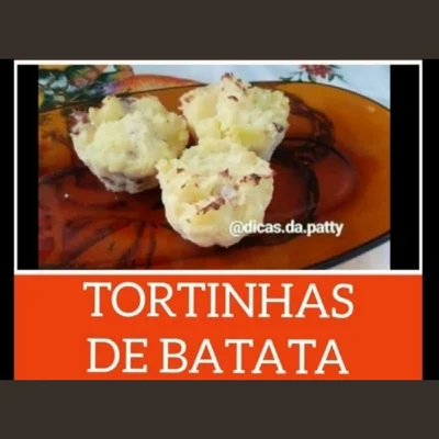 Receita de TORTINHAS DE BATATAS sem glúten  no site de receitas DeliRec