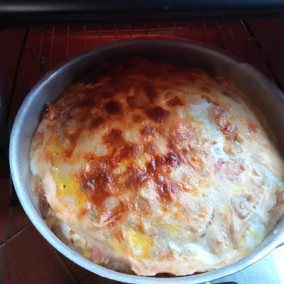 Recipe of Pie with Syrian bread dough on the DeliRec recipe website