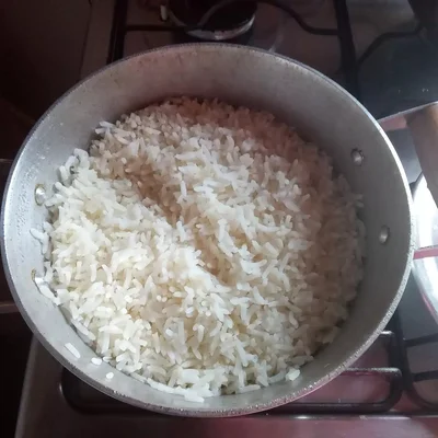 Recipe of oil-free rice on the DeliRec recipe website