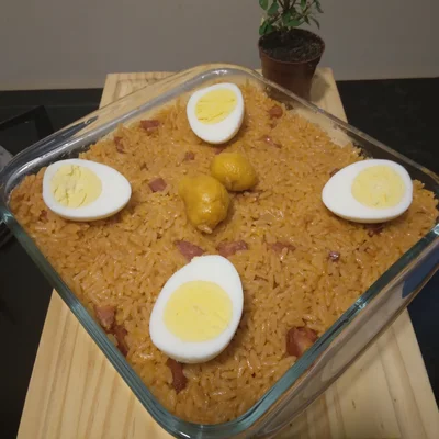 Recipe of Rice with Pequi and Egg on the DeliRec recipe website