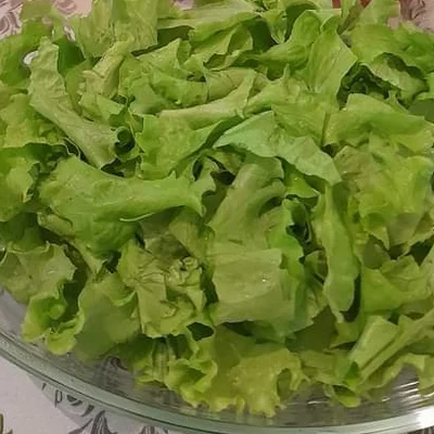 Recipe of Lettuce salad on the DeliRec recipe website