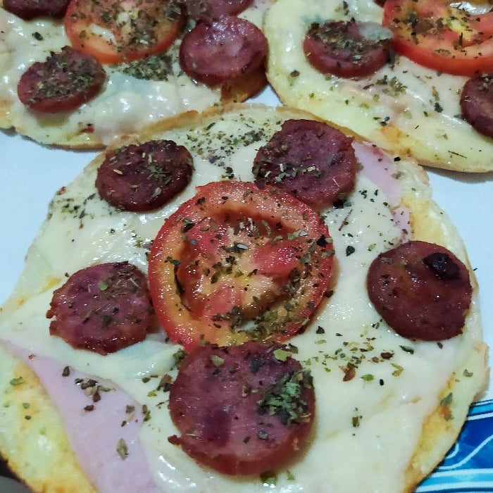 Foto da Mini pizza com crepioca  - receita de Mini pizza com crepioca  no DeliRec