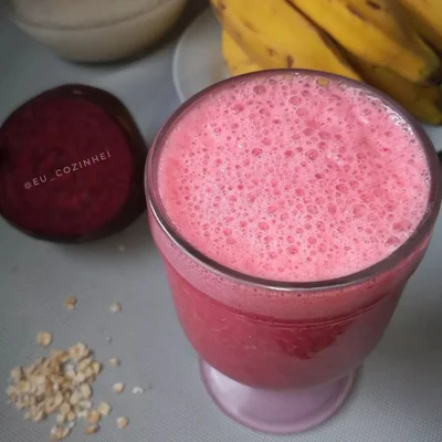 Recipe of Banana smoothie with beetroot on the DeliRec recipe website