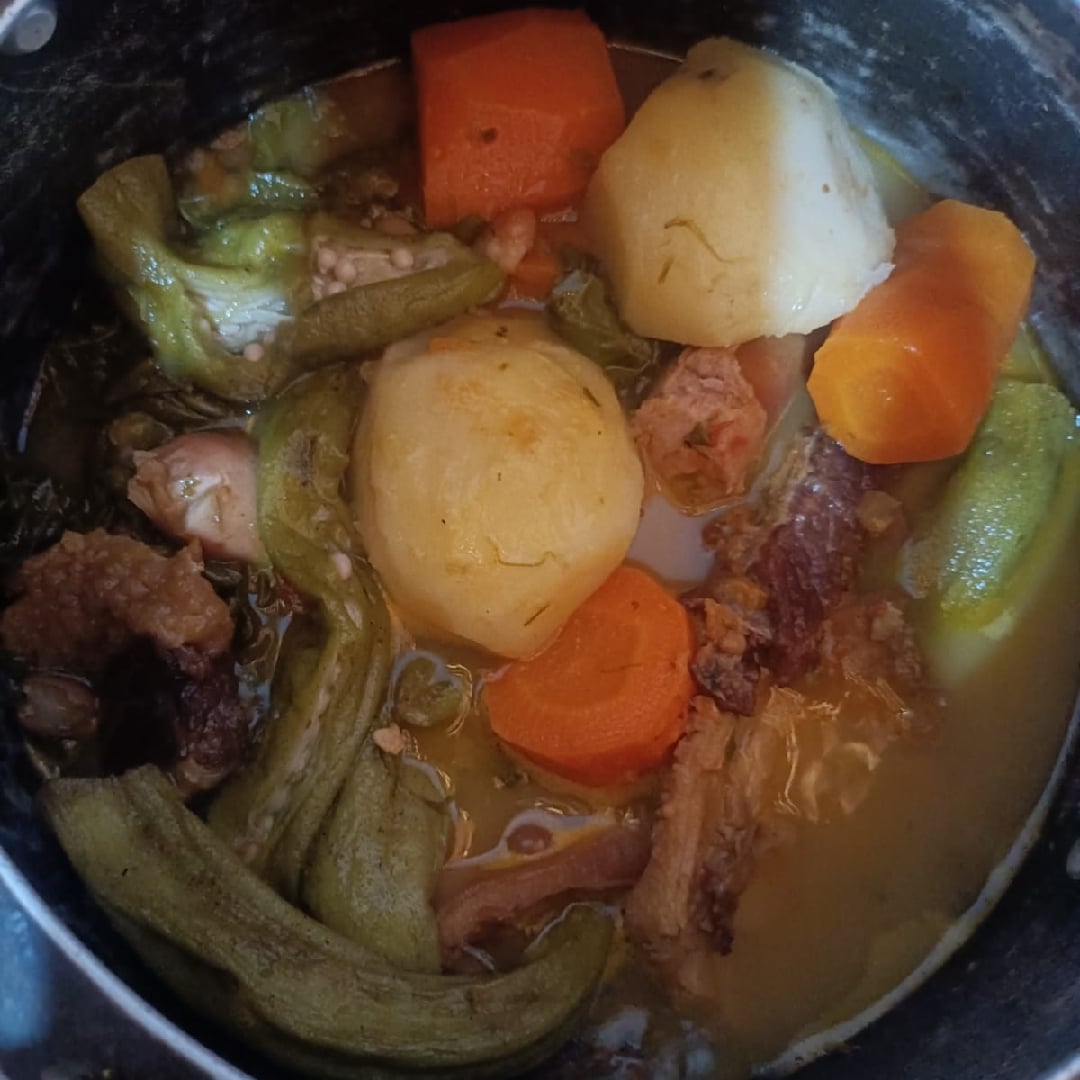 Foto da Cozido de feijão, verdura e carnes - receita de Cozido de feijão, verdura e carnes no DeliRec
