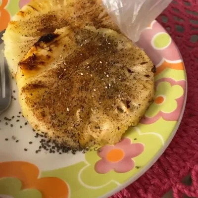 Recipe of roasted pineapple on the DeliRec recipe website