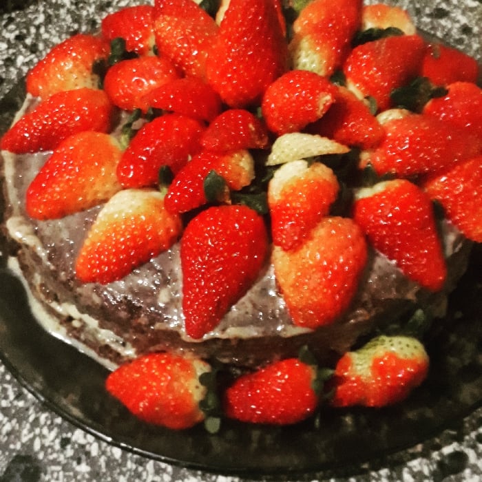 Photo of the Prestigious strawberry ice cream cake 🍓🍰 – recipe of Prestigious strawberry ice cream cake 🍓🍰 on DeliRec