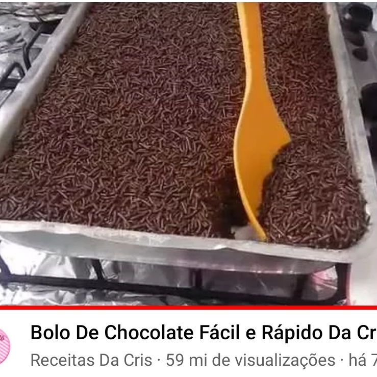 BOLO DE CHOCOLATE RÁPIDO E FÁCIL