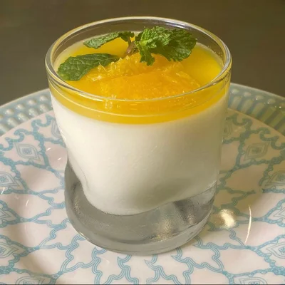 Recipe of Panna Cotta with Orange Sauce on the DeliRec recipe website