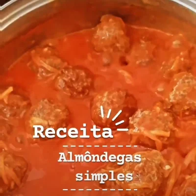 Recipe of meat meatballs on the DeliRec recipe website
