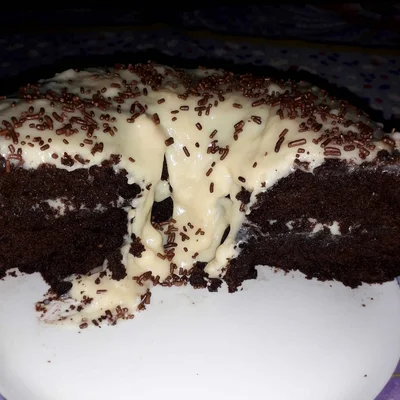 Recipe of Chocolate cake with nest on the DeliRec recipe website