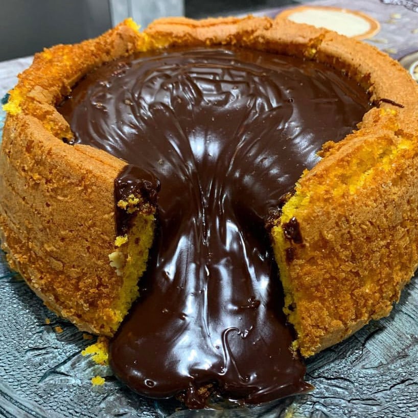 Photo of the Carrot cake with ganache – recipe of Carrot cake with ganache on DeliRec
